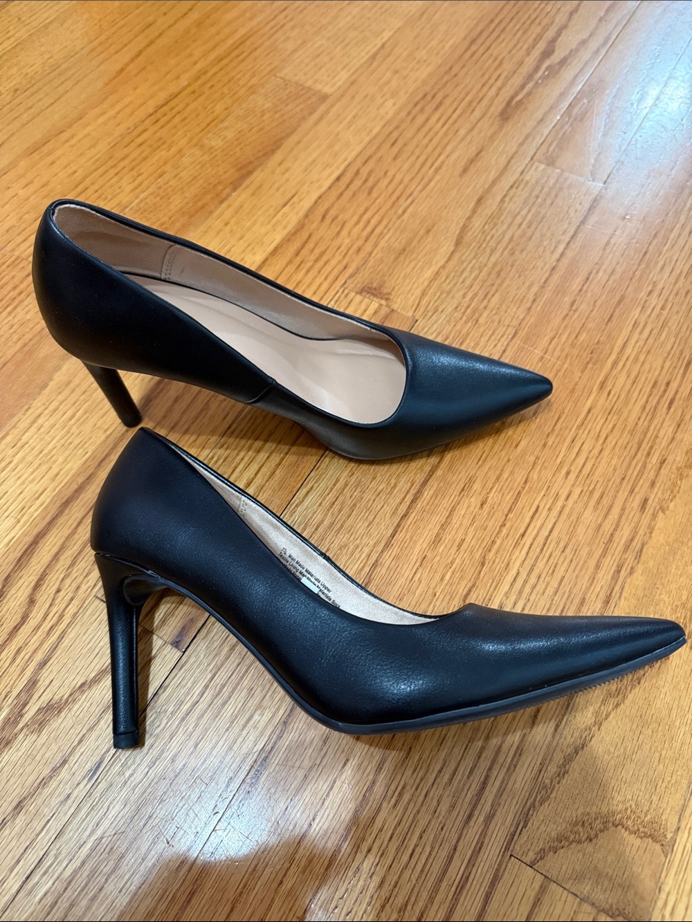 a new day Black Pointed-Toe Stiletto Pumps